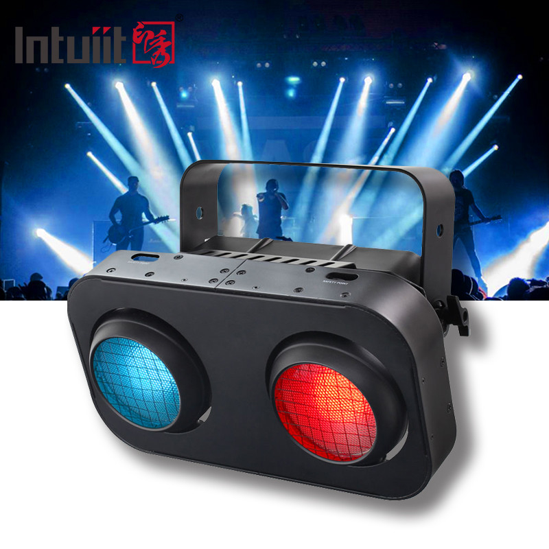 Dmx512 Strobe Amber Warm White 2x90W 2 Mata Led Audience Blinder Light Led Cob Blinder