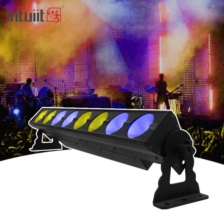 8x15W Led Wall Washer Outdoor Lighting Bar 3in1 Dengan Dmx512 Lampu Untuk Bangunan Luar
