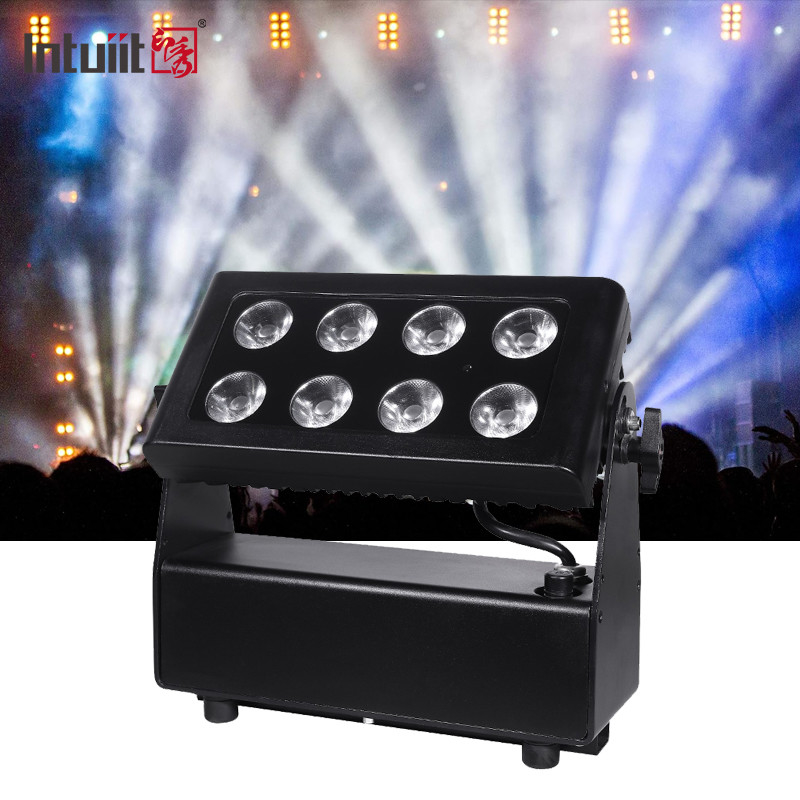 Led Battery Par 8X15W led par light RGBW 4in1 8pcs 15W baterai par light DMX512 Stage Light