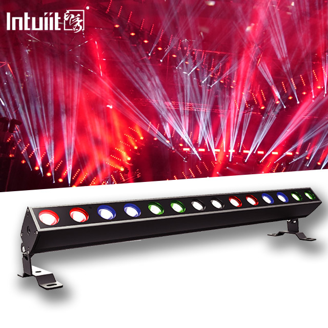 LED Facade Outdoor RGB DMX512 14X10W Linear LED Wall Washer Light LED Wall Washer Untuk Proyek