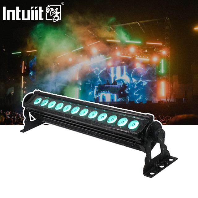 12X3W Desain Baru Outdoor LED Wall Washer IP65 Waterproof DMX RGBW LED Wall Washer Lampu untuk Bangunan Arsitektur
