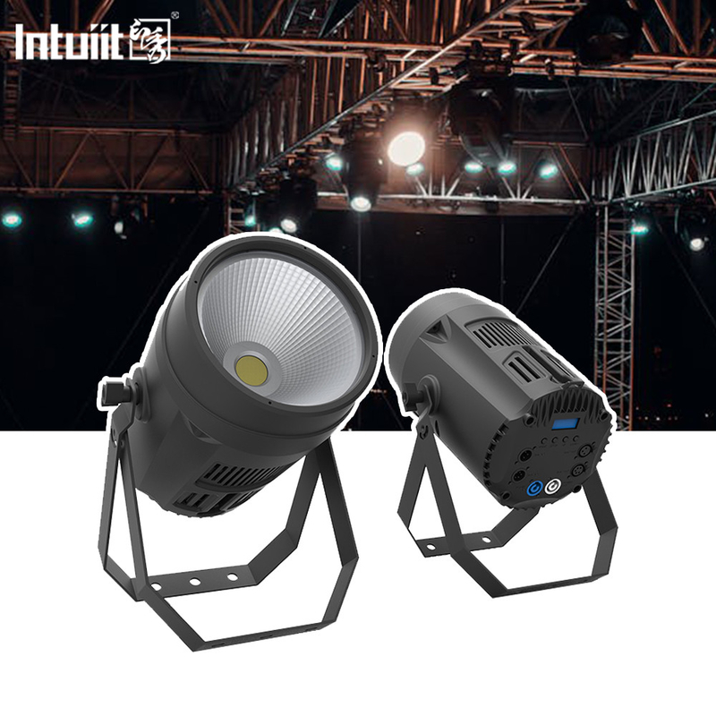 4in1 RGBW lampu par led Cob Stage Blinder Light 200w Dmx512 LED Cob lampu panggung