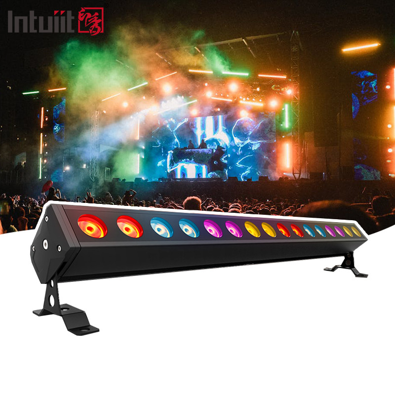 DMX512 RGBW LED Linier Wall Washer Light untuk Arsitektur dan Facade Lighting 16x5W Outdoor Waterproof Stage Lamp