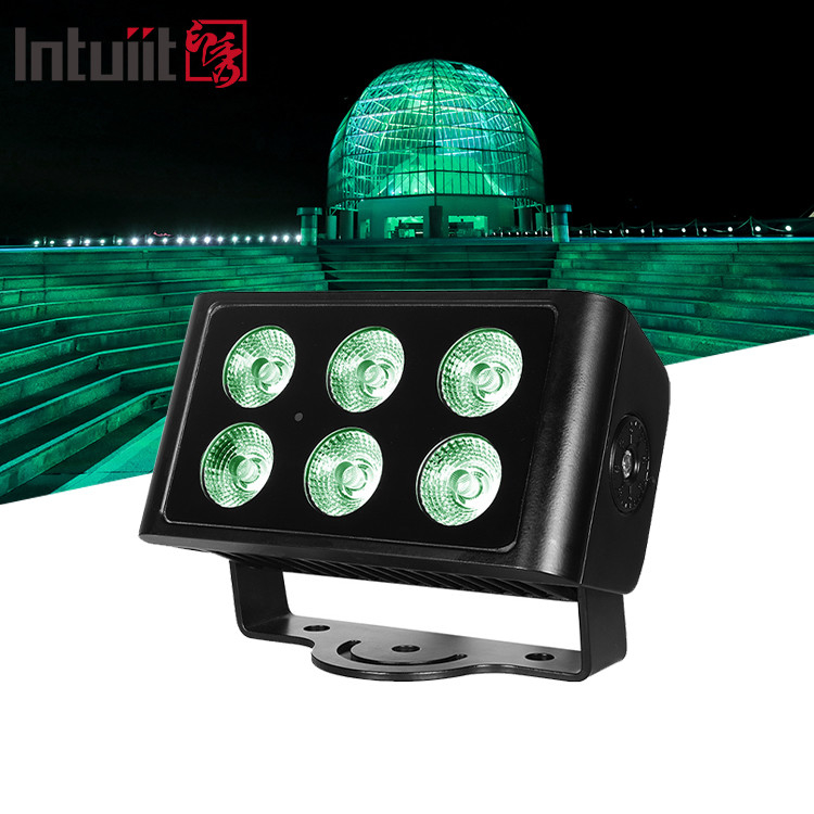 IP65 DMX 40w RGBW Outdoor Led Flood Light Mini City Color Led Wash Stage Light Untuk Lanskap
