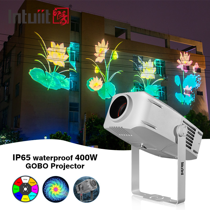 400w proyektor gobo ip65 kecerahan iklan LED outdoor natal logo gobo lampu iklan
