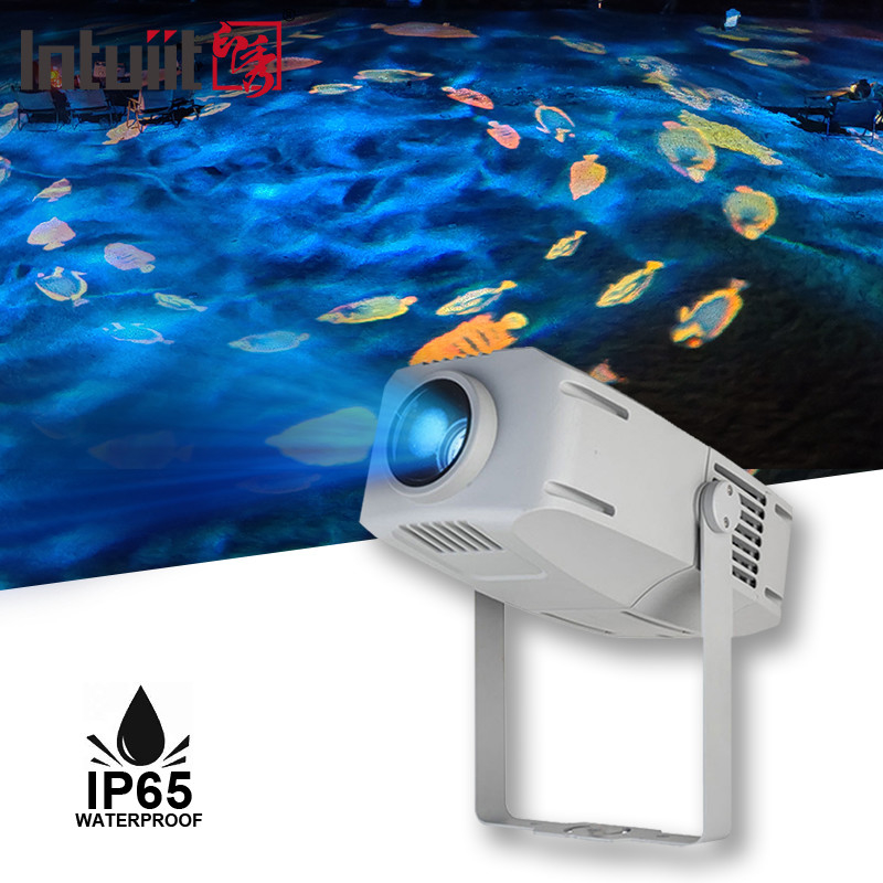 400w proyektor gobo ip65 kecerahan iklan LED outdoor natal logo gobo lampu iklan