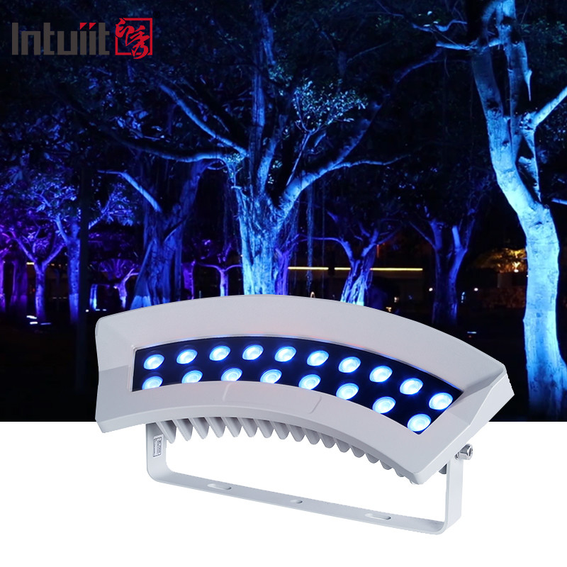 36W RGBW Pohon Banjir Lampu IP65 Waterproof Outdoor Warna Led Spot Taman Lampu Lanskap
