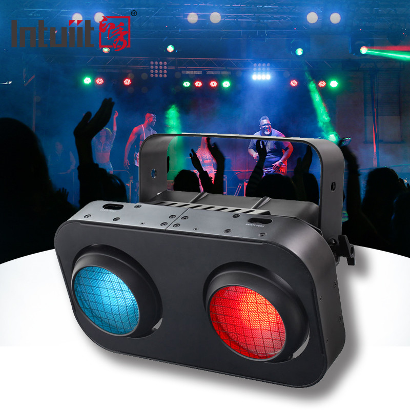 2 Mata 2x90W RGB 2IN1 LED COB Blinder Light Amber Warm White Professional DJ Party Stage Effect Lighting