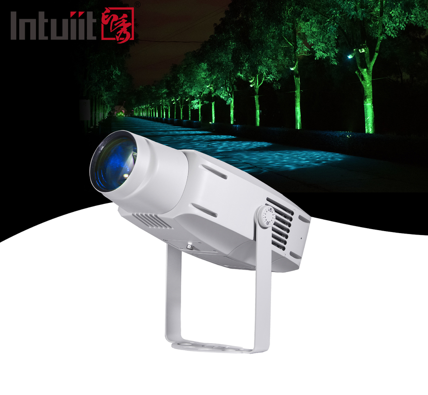 400W Eksterior Outdoor Waterproof LED Gobo Logo Gambar Iklan Rotator Proyeksi Proyektor Cahaya