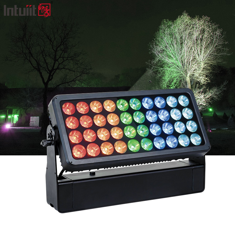 40X10W Natal Outdoor City Building Solar Led Matrix Strobe Wall Wash Up Light Stage City Color Light