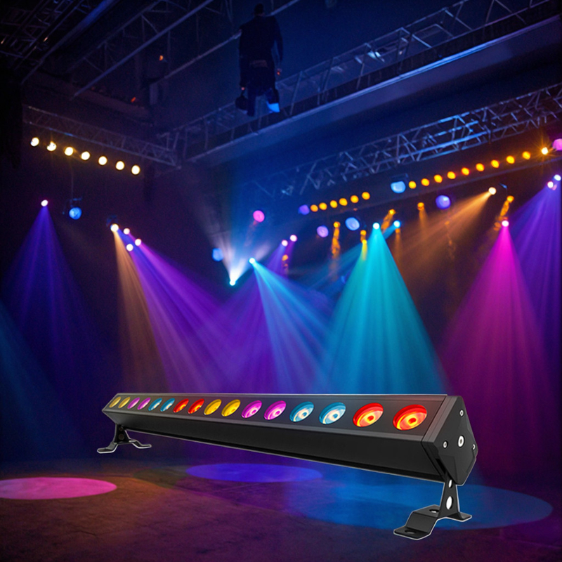 Lampu LED Airproof IP65 Pembersih Dinding Luar Ruangan 16*5W DMX512 RGBW Aluminium Housing Stage Lighting