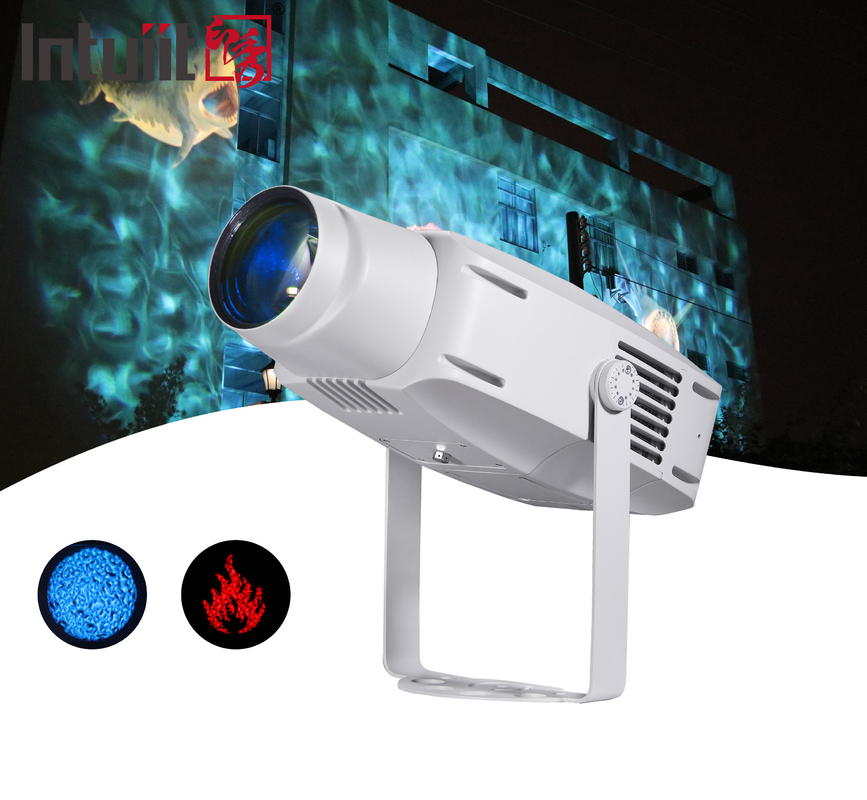 400W Waterproof IP65 LED Water Wave Gobo Projector Light DMX512 Mode Kontrol Efek Sinar untuk Jalan Komersial & Taman Hiburan