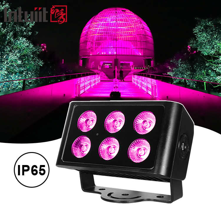 6x5w LED RGBW 4IN1 Waterproof Waterproof IP65 City Color Wall Washer LED Wash Flood Light