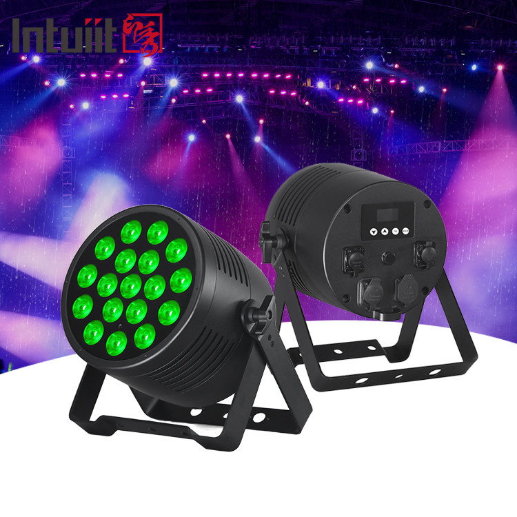 Kekuatan 18x20W Outdoor RGBWA-UV 6in1 IP65 Waterproof DJ Disco City Wedding Event Stage LED Par Light