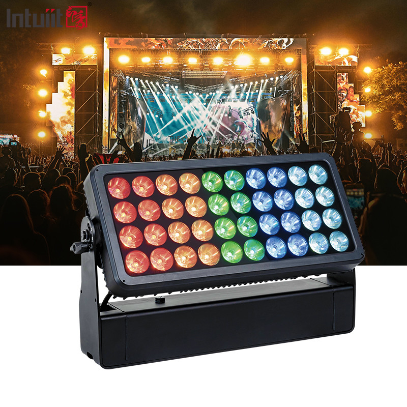 IP65 Waterproof Outdoor 40x10w RGBW 4in1 LED City Color LED Wall Wash Light