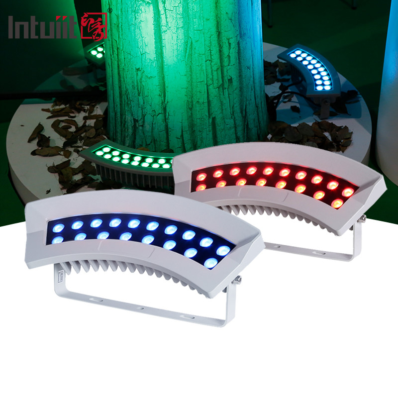 Baru DMX LED Hugging Pohon Cahaya Aluminium 36W IP65 Outdoor Taman Landscape Pohon Spotlights