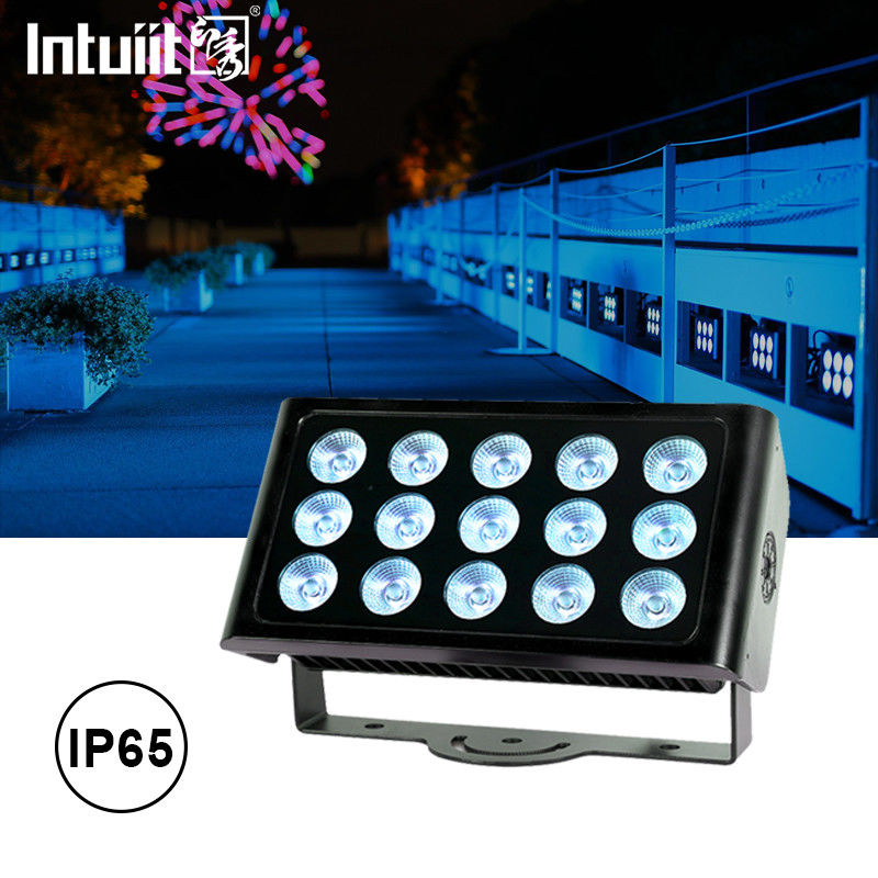 Outdoor 80W IP65 Square DMX RGBW LED Lampu Banjir untuk Membangun Fasad LED Wall Washer Lightlight
