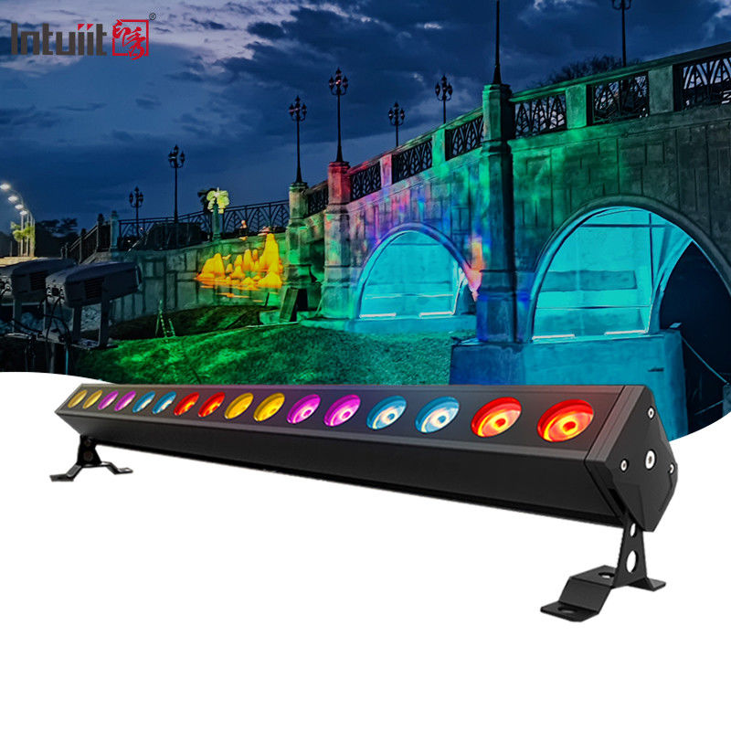 16x5W RGBW LED Washer Light Bar DMX Lampu Panggung Pernikahan Gereja DJ Live Events Lampu Sinar LED Suasana Cahaya