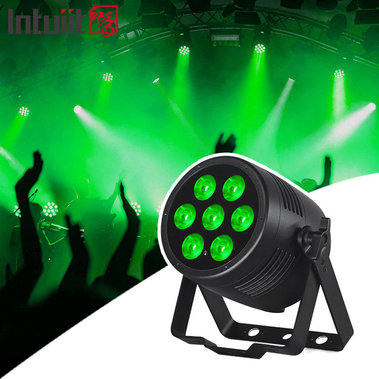7x20W Rgbwauv Led Stage Par Light Dmx512 Control Par Light untuk Event Wedding Gereja Stage Party Par Lights