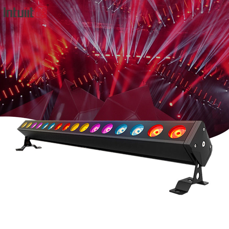 Lampu Efek Panggung Profesional Panjang 1 Meter DMX 16x5W RGBW 6in1 Wall Washer LED Pixel Bar