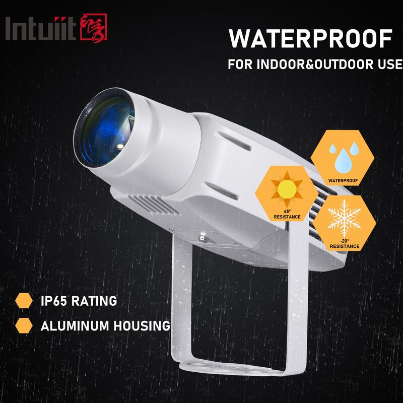 400W Outdoor IP65 LED Water Wave Gobo Projector Lampu untuk museum taman hiburan tempat makan