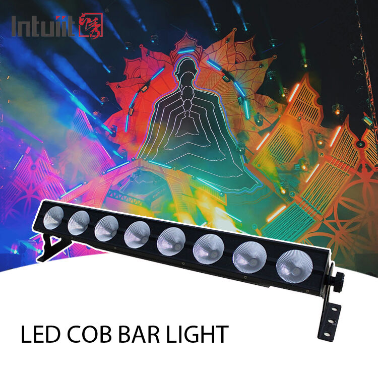 Lampu Dinding LED COB RGB 3in1 Pixel Bar 8x15w untuk bar Pernikahan