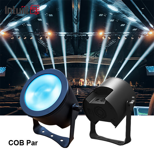 Lampu Par COB 120W Dengan DMX Peralatan Disko DJ Pencahayaan Panggung Pernikahan