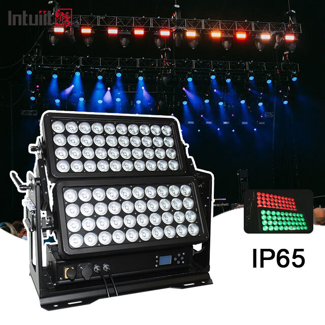 Profesional Outdoor IP65 800W RGBW 4-in-1 LED Wall Washer Lantai Ganda Landscape Arsitektur Cuci Cahaya untuk Warna Kota