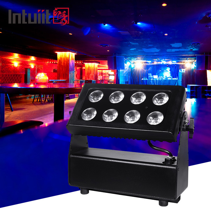 4In1 RGBW Dj Wedding Baterai Powered LED Uplight WIFI Wireless Dmx Disco Wedding Stage Lampu