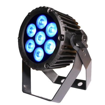 DJ Konser Pernikahan Dimmable RGBW Led Lampu Panggung Lampu Par Led Tahan Air 7*3W
