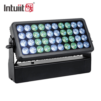 40x10w Rgbw 4 In 1 Led Flood Light Ip65 Led City Color Untuk Bangunan Jembatan Arsitektur Luar Ruang