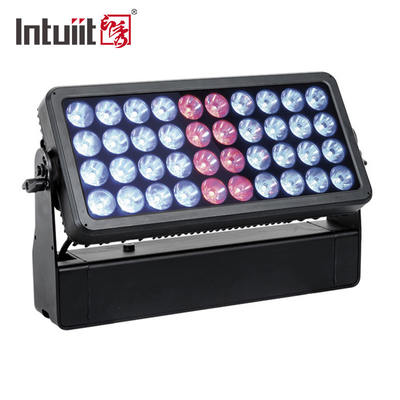 40x10w IP65 Outdoor LED Lanskap Banjir Lampu Dekorasi Bangunan DMX City Color LED Wash Lights