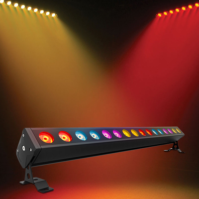 16X5W Rgbw 4 In 1 IP65 Banjir Luar Ruangan Led Dj Bar Tampilkan Pencahayaan Panggung DMX512