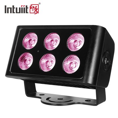 Kecerahan Tinggi 10CH IP66 Outdoor LED Flood Light Untuk Pencahayaan Dekoratif Eksterior Dinding
