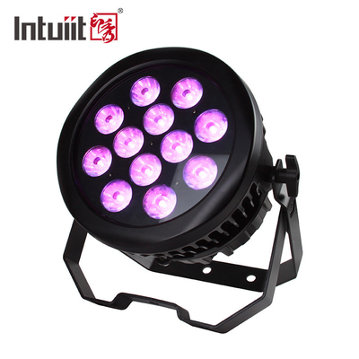 Lampu Par Led Tahan Air 12x10w RGBW 4 In 1 DMX512 Lampu Cuci Panggung
