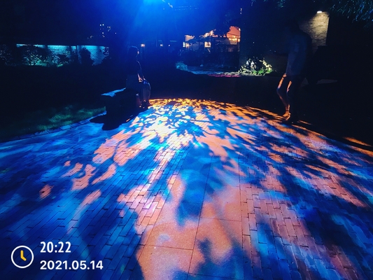 Lampu Efek Gelombang Air Dinamis Water Wave Effect Outdoor Rgbw Led Gobo Projector