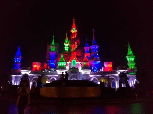 12x10w Led Waterproof Par Light RGBW 4 In 1 IP65 DMX512 Stage Wash Light Untuk Proyek Fantawild Cartoon Castle