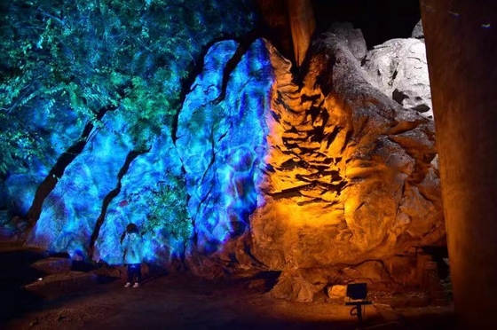 60w 100w 200w 400w Led Water Wave Light Effect Outdoor Dekoratif Biru Dinamis Untuk Kota Proyek