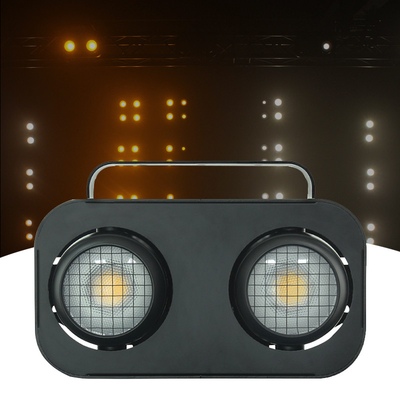 Profesional 2 mata Cahaya buta bercahaya tinggi 2X90W Cob Led Stage Par Audience Light