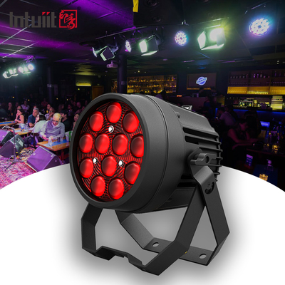 DMX Tahan Air DMX Outdoor 12x10W RGBW 6in1 IP65 LED PAR Lampu