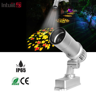 Lampu Proyektor Logo 60w IP65 Gobo Light Lampu Iklan Profesional Berputar Luar Ruangan