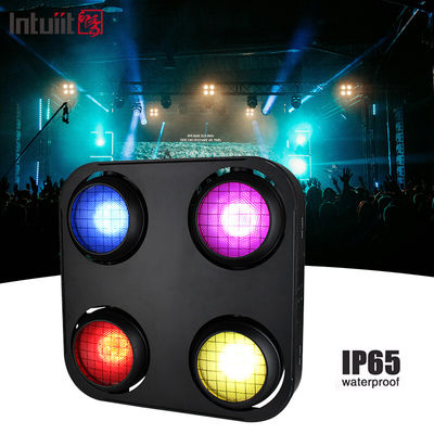 Tutup Air Tahan Air 4 Mata Stage Blinder Light 4x90W DMX512 LED Audiens Light Cob Blinder Light