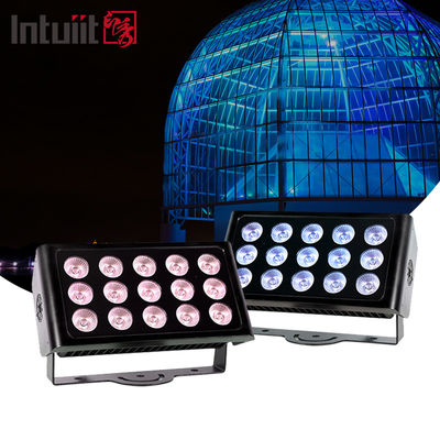 Pencahayaan Arsitektur Airproof Luar Ruang 80W RGBW Led Wall Washer Taman Landscape Lamp Tree Led Floodlight