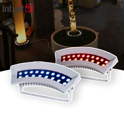 Lampu LED Taman Luar Ruangan RGBW 36W Lampu Pohon Peluk IP65 Tahan Air Lampu Sorot Berwarna-warni Aluminium Aluminium Lampu Pohon Peluk