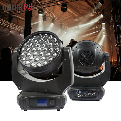 Lampu Pesta DJ 37*10W RGBW Quad 4 in 1 LED Moving Head Wash Zoom