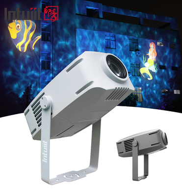 Proyektor Gobo Ripple Air LED 200w Luar Ruangan Ip65 Efek Cahaya Gelombang Air LED Ripple Laut Lampu Panggung