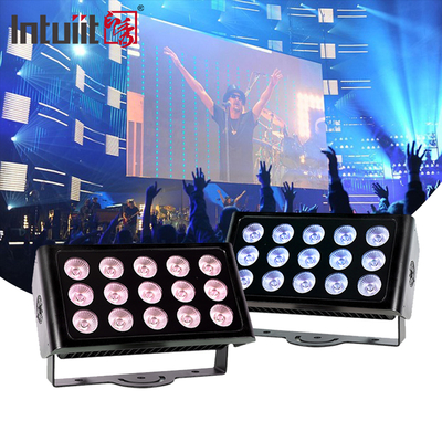 Lampu Sorot Dinding Warna Kota LED 80W Tahan Air IP65 RGBW untuk acara pesta
