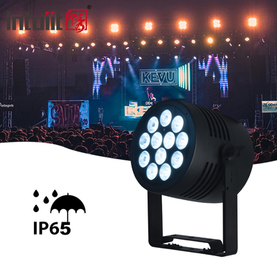 12x20W LED Par Light IP65 Waterproof RGBWA-UV 6IN1 DMX512 Lampu panggung