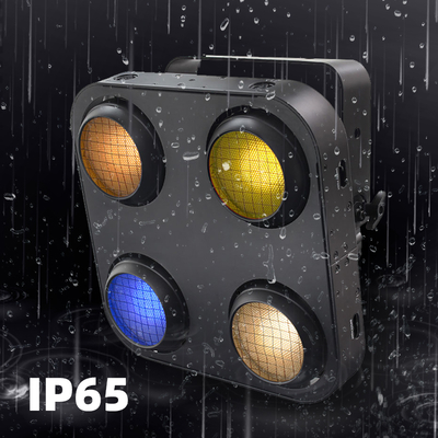 Waterproof Dmx 4 * 90w Empat 4 Mata IP65 Malam Klub Lampu Outdoor Blinds Acara Cahaya Cob Cahaya