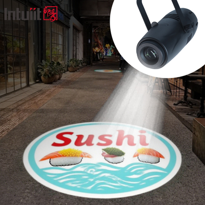 40W Custom LED Gobo Projector Statik atau Gambar Dinamis untuk Iklan